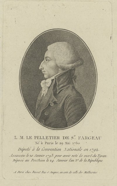 Louis-Michel Le Peletier, Marquis de Saint-Fargeau by Unbekannt