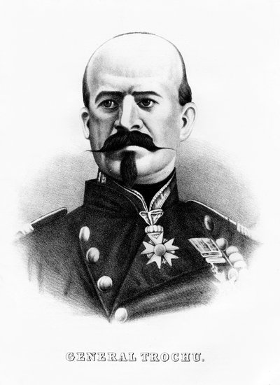 Louis Jules Trochu, French military leader and politician, mid-late 19th century by Unbekannt