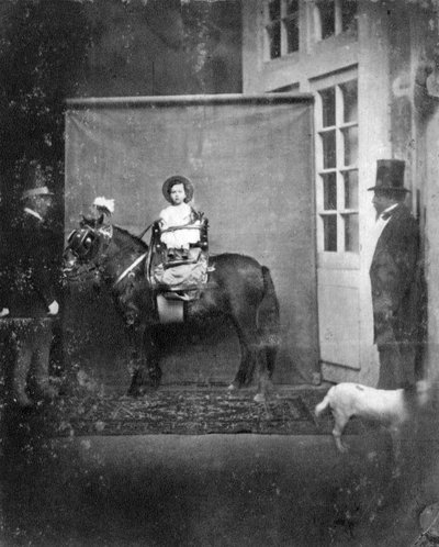 Louis Napoleon, Prince Imperial, on a Pony by Unbekannt