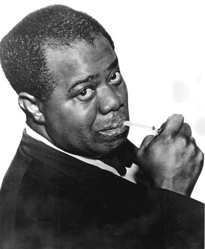 Louis Satchmo Armstrong c1898-1971, American Jazz Trumpeter and Singer by Unbekannt