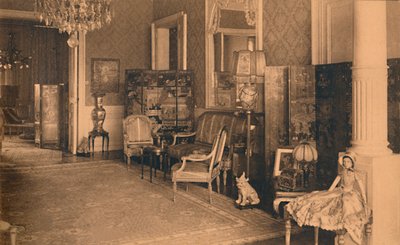 Louis XVI Room at the Cuban Embassy in Brussels, Belgium by Unbekannt