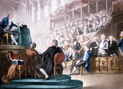 Louis XVI at the Bar of the National Convention, December 26th 1792 by Unbekannt