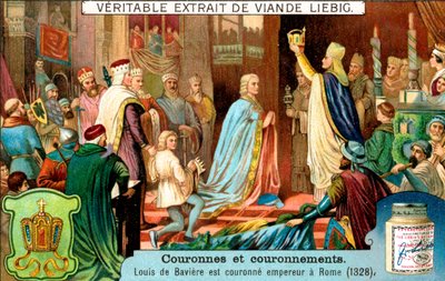 Louis of Bavaria Crowned Emperor of Rome in 1328 by Unbekannt