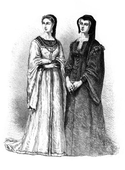 Louise de Savoie and Marguerite de Valois by Unbekannt