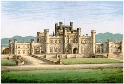 Lowther Castle, Westmorland, home of the Earl of Lonsdale, c1880 by Unbekannt