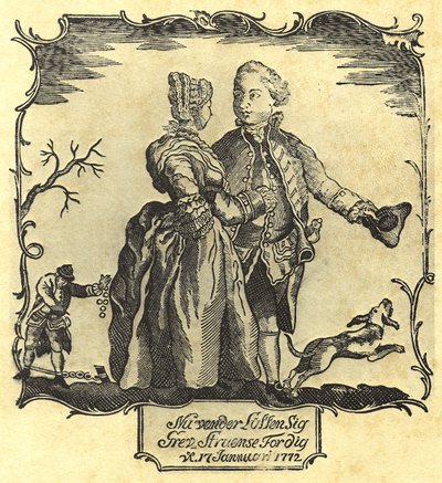 Luck Turns For You, Count Struensee! Popular Print by Unbekannt