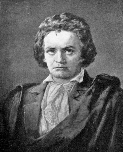 Ludwig van Beethoven, German Composer by Unbekannt