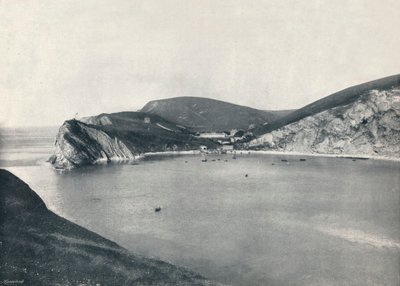 Lulworth - Lulworth Cove and Village by Unbekannt