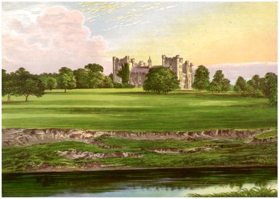 Lumley Castle, County Durham, home of the Earl of Scarbrough, c1880 by Unbekannt