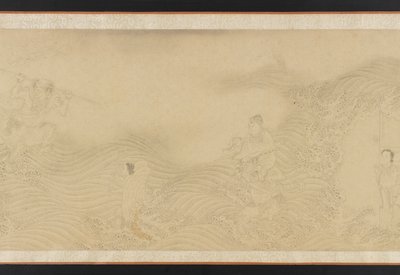 Luohans Crossing Land and Sea by Unbekannt