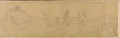Luohans Crossing the Sea by Unbekannt