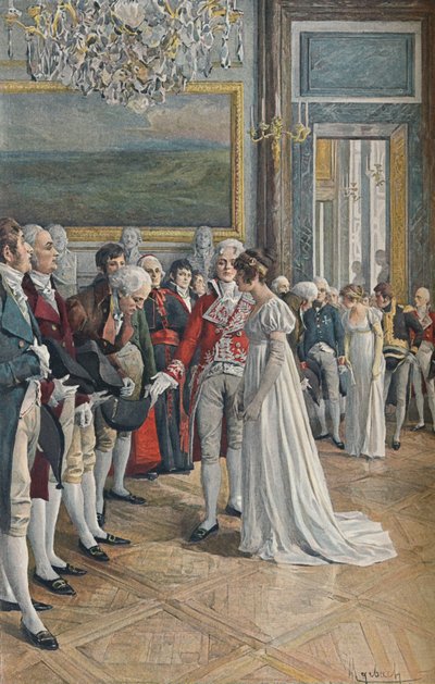Madame Bonaparte Receiving Ambassadors at the Tuileries by Unbekannt