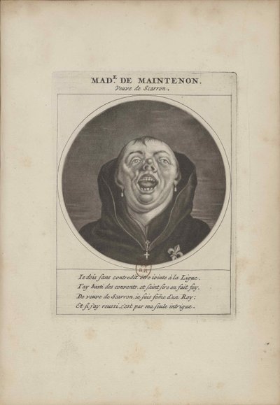 Madame de Maintenon Disguised as a Monk, ca 1690 by Unbekannt