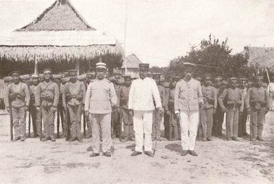 Madeira-Mamore Railway: On the Bolivia-Brazil Frontier: Bolivian Officers and Soldiers by Unbekannt