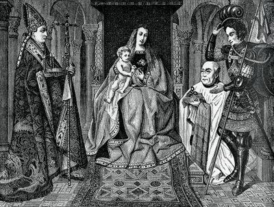 Madonna and Child with Canon Joris van der Paele by Unbekannt