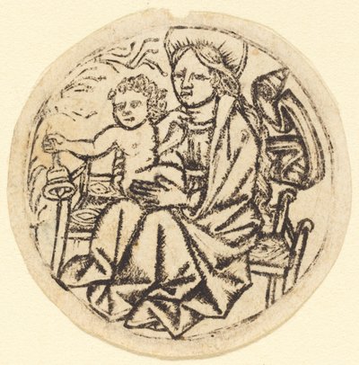 Madonna and Child with a Bell by Unbekannt