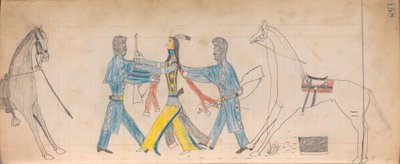 Maffet Ledger: Black Cavalry Officers and Indian by Unbekannt