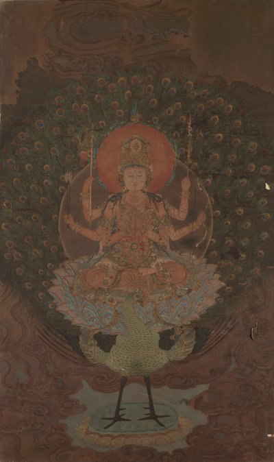 Mahamayuri Kujaku Myoo, 1868-1912 by Unbekannt