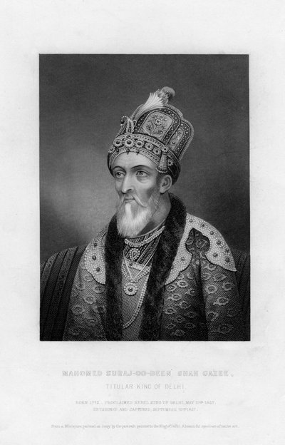 Mahomed Suraj-Oo-Deen Shah Gazee, Titular King Of Delhi by Unbekannt