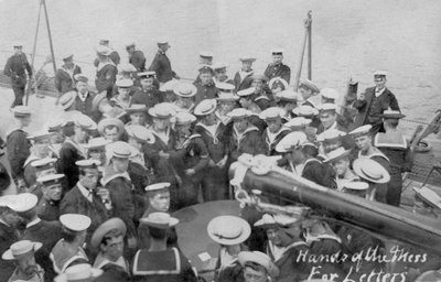 Mail Call on Board a Ship by Unbekannt