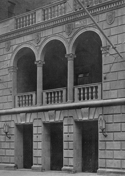 Main Entrance of the Fraternity Clubs Building, New York City by Unbekannt