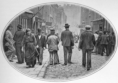Main street of the Italian community, Clerkenwell, London by Unbekannt