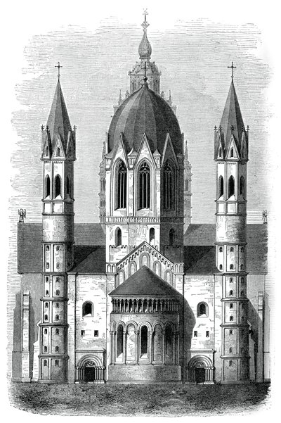 Mainz Cathedral, Rhine, Germany by Unbekannt