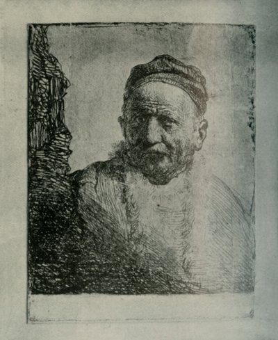 Man Wearing a Close Cap: Bust of the Artist