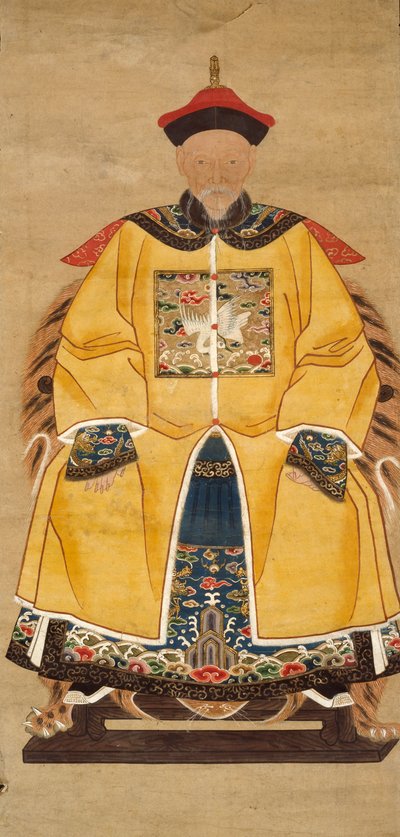 Man in the dress of an official of the sixth rank by Unbekannt