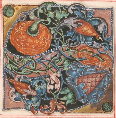 Manuscript Illumination with Initial S, from a Choir Book, 16th century by Unbekannt