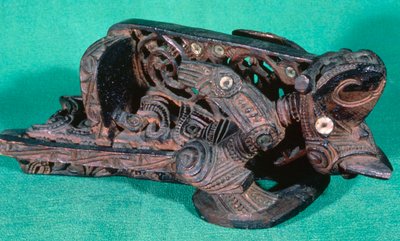Maori Canoe Prow, New Zealand by Unbekannt