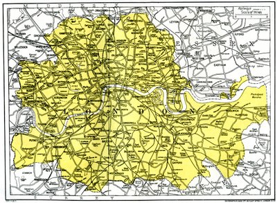 Map of London, 1924-1926 by Unbekannt