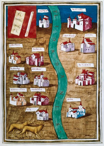 Map of Palestine by Unbekannt