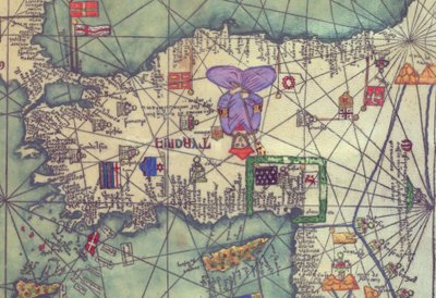 Map of Eastern Europe, View from the South. Catalan Atlas Reproduction by Unbekannt