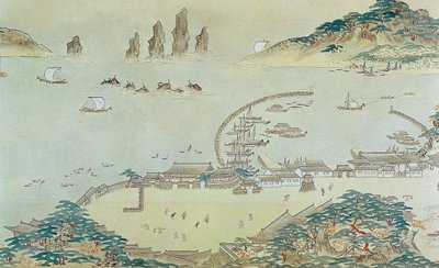 Map of the Choryang Waegwan and Its Surrounding Area in Busan during the Joseon..., 19th century by Unbekannt