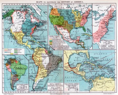 Maps to illustrate the history of America, 1901 by Unbekannt