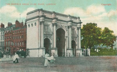 Marble Arch, Hyde Park, London by Unbekannt