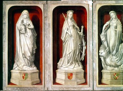 Marble altarpieces of saints by Unbekannt