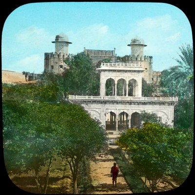 Marble Pavilion in the Fort Gardens, Lahore, India, Late 19th or Early 20th Century by Unbekannt