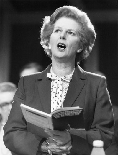 Margaret Thatcher, British Politician, circa 1980s by Unbekannt