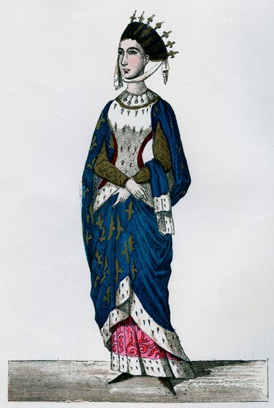 Margaret of Provence, Queen Consort of Louis IX of France by Unbekannt