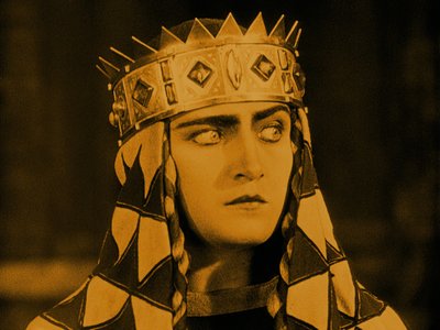 Margarete Schön as Kriemhild in the Film Die Nibelungen: Kriemhild