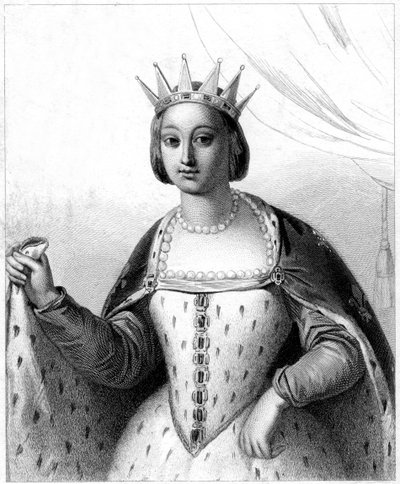 Marguerite de Provence, Queen Consort of Louis IX of France by Unbekannt