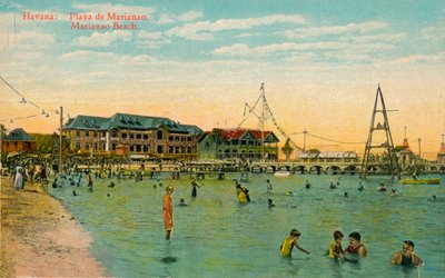 Marianao Bathing Beach, Havana, Cuba by Unbekannt