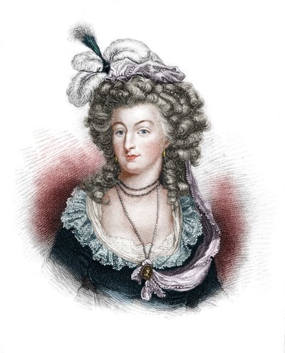 Marie Antoinette, Queen Consort of Louis XVI of France by Unbekannt