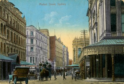 Market Street, Sydney, New South Wales, Australia, c1900-c1919 by Unbekannt