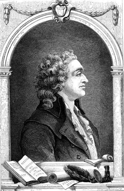 Marquis de Condorcet, French Enlightenment Philosopher and Sociologist by Unbekannt