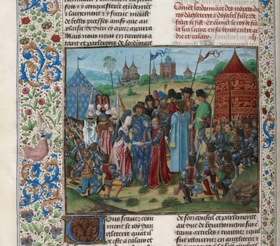 Marriage of Isabella of Valois and Richard II by Unbekannt