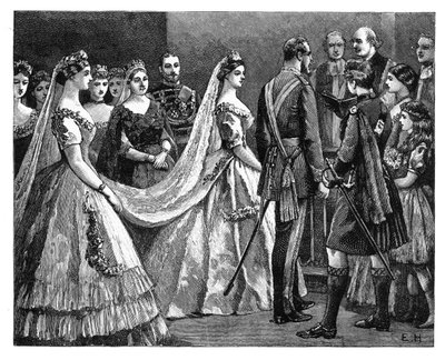 Marriage of Princess Helena and Prince Christian, 5 July 1866 by Unbekannt