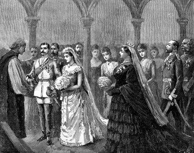Marriage of the Princess Beatrice and Prince Henry of Battenberg, 23 July 1885 by Unbekannt